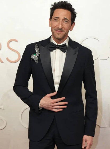 Adrien Brody Oscars Red Carpet 2025 Blazer