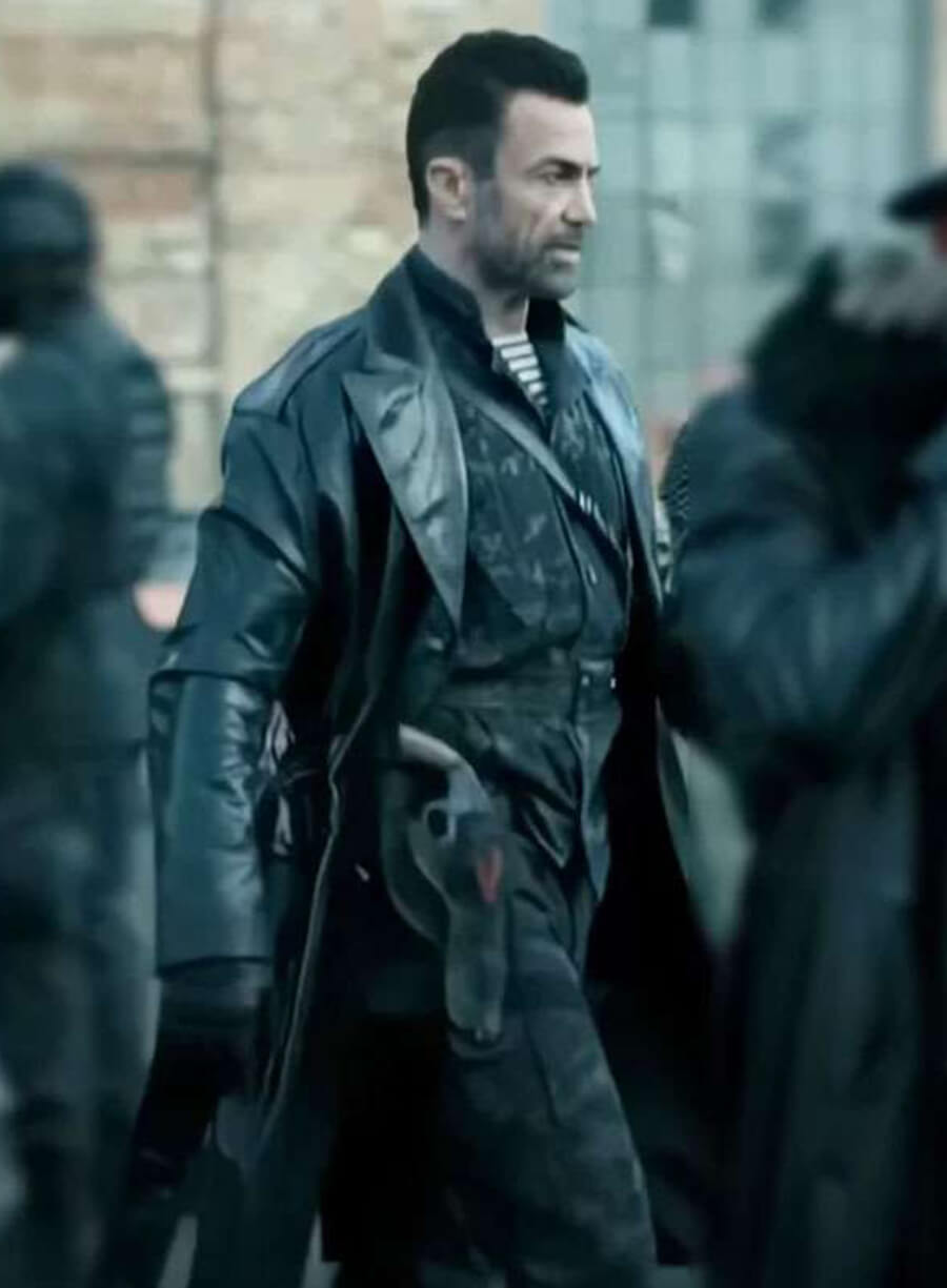 Afterburn 2025 Daniel Bernhardt Black Leather Coat