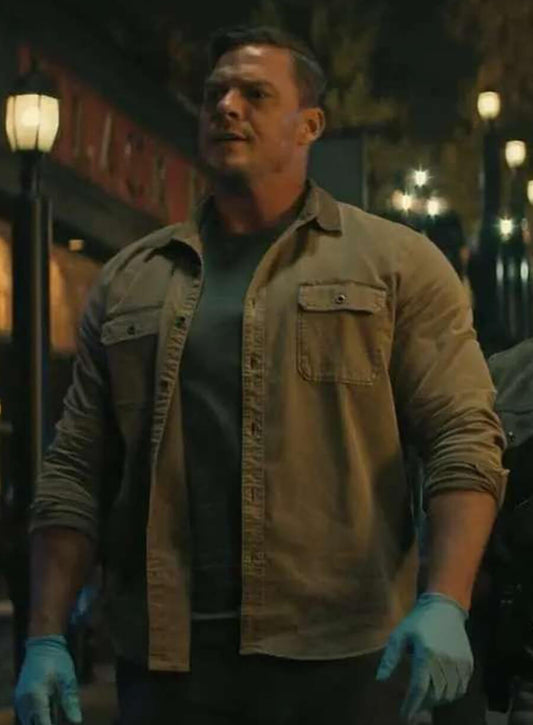 Alan Ritchson Reacher S02 Brown Cotton Jacket