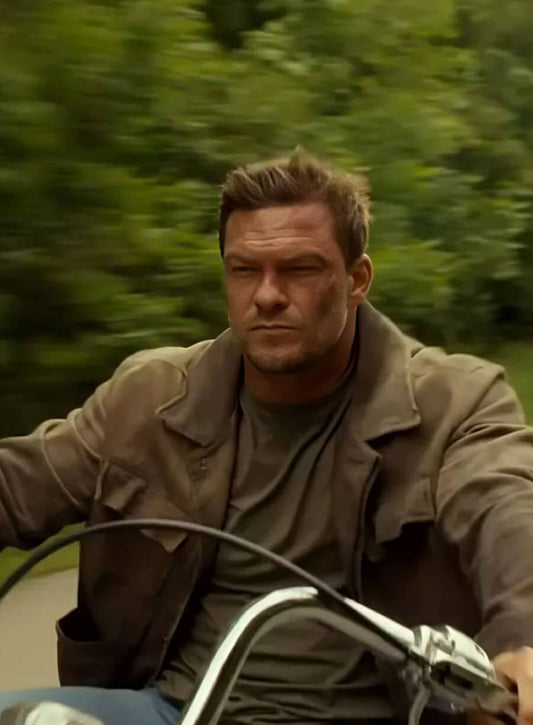 Alan Ritchson Reacher S03 Brown Cotton Jacket
