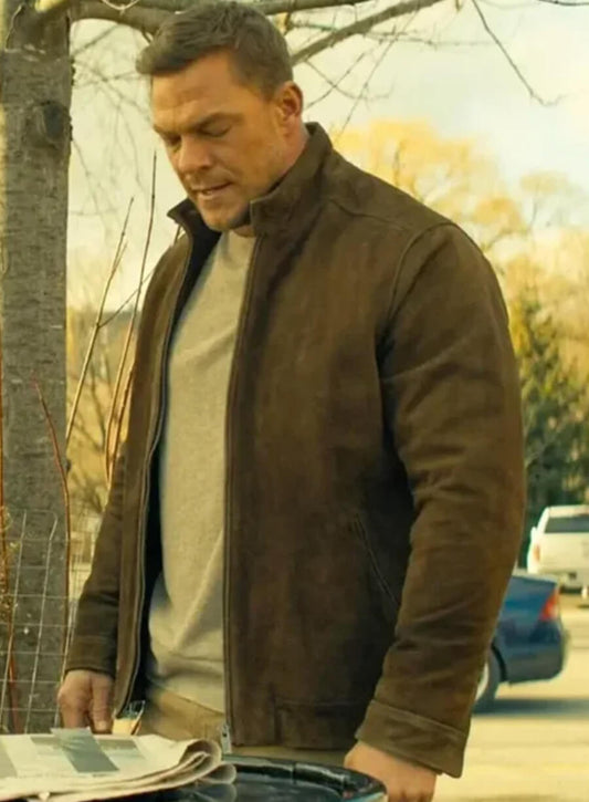 Alan Ritchson Reacher S03 Suede Leather Jacket