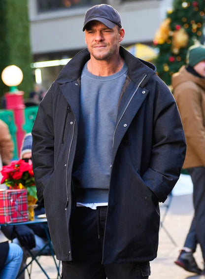 Alan Ritchson The Man with the Bag Black Jacket