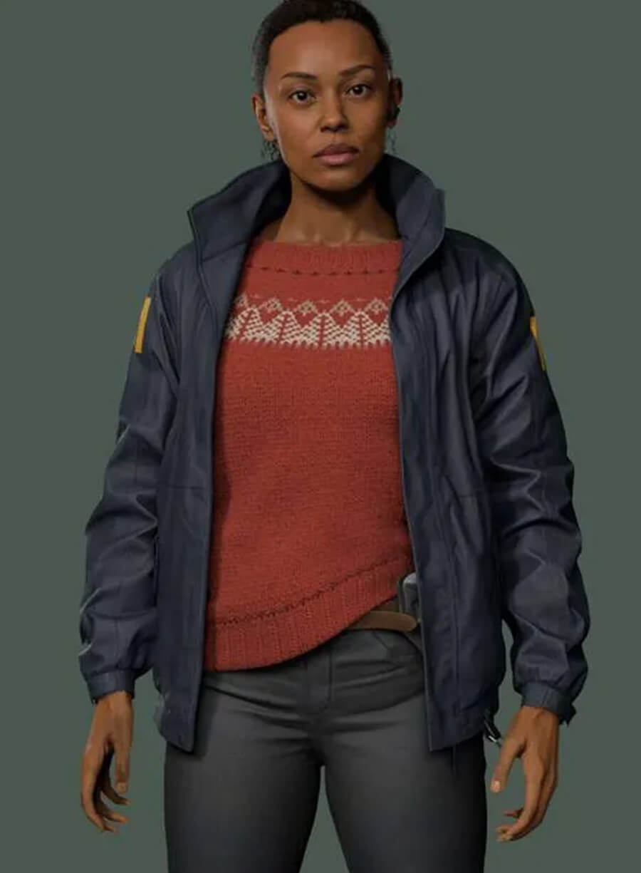 Alan Wake 2 Saga Anderson FBI Blue Jacket