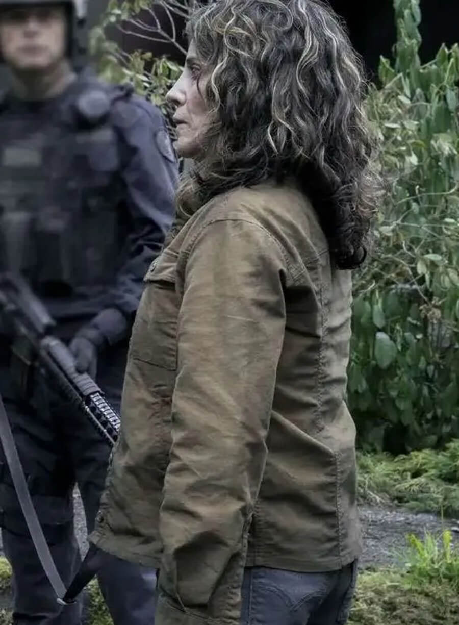 Alanna Ubach The Last of Us S02 Brown Jacket 