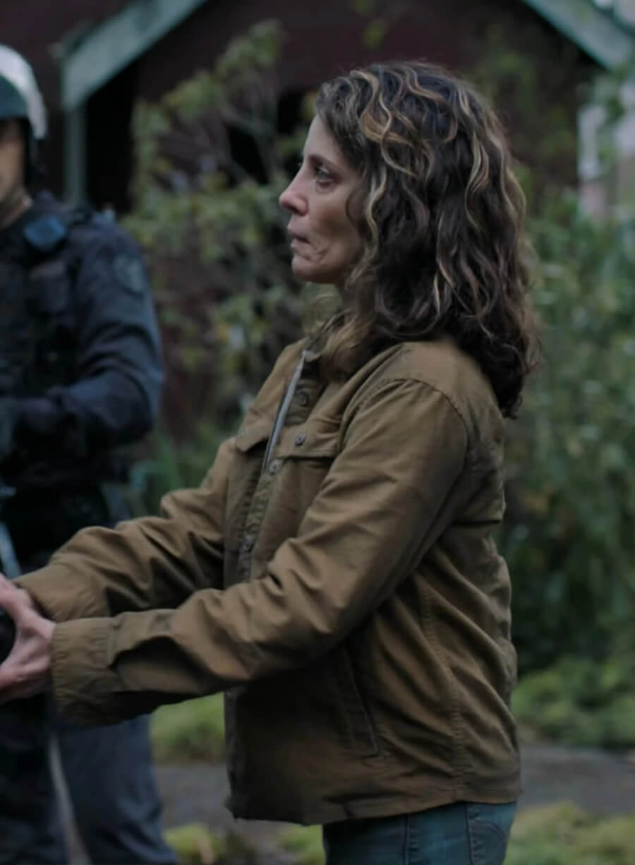 Alanna Ubach The Last of Us S02 Brown Jacket 