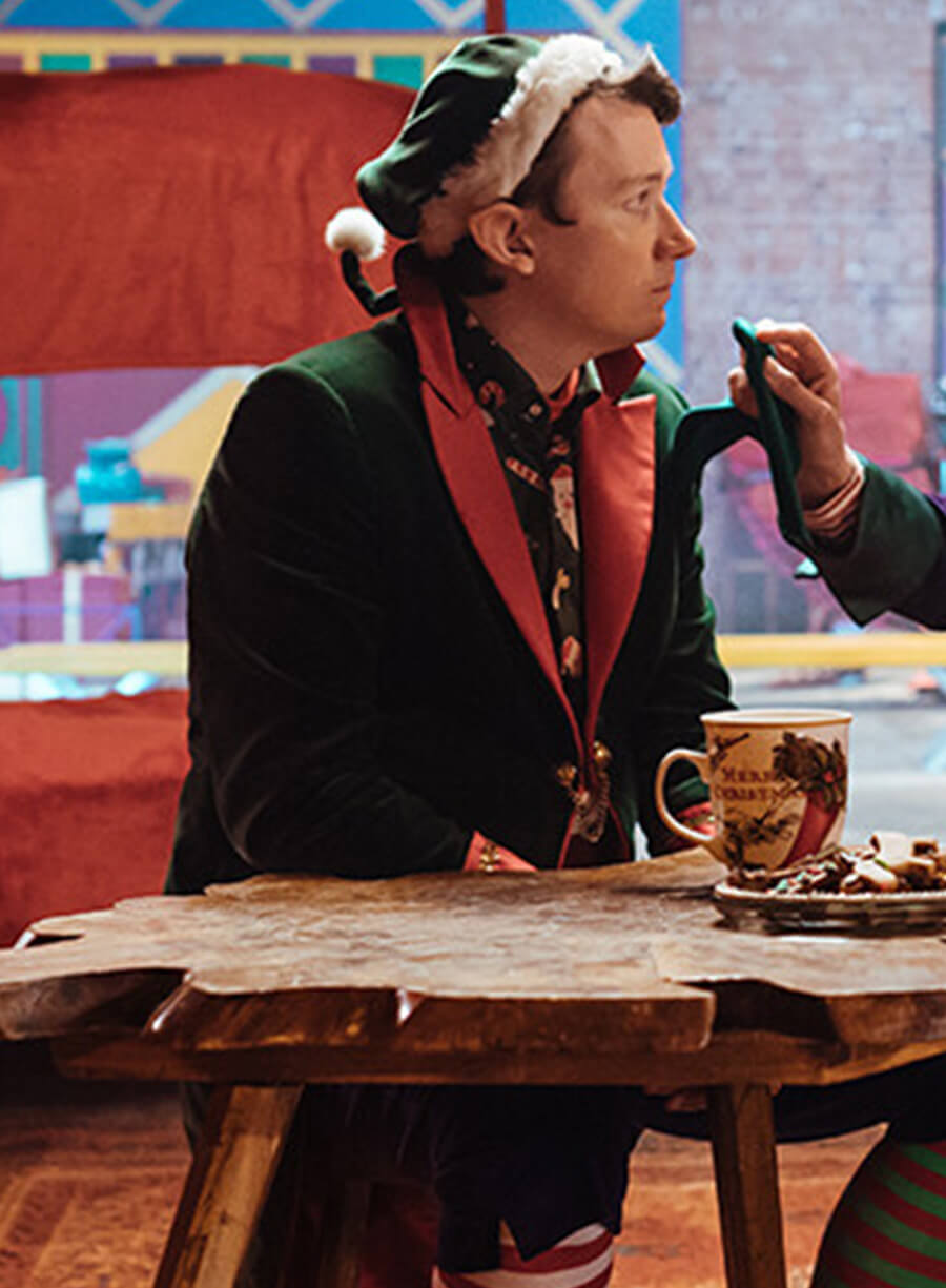 Albert Elf David and the Elves Green Blazer