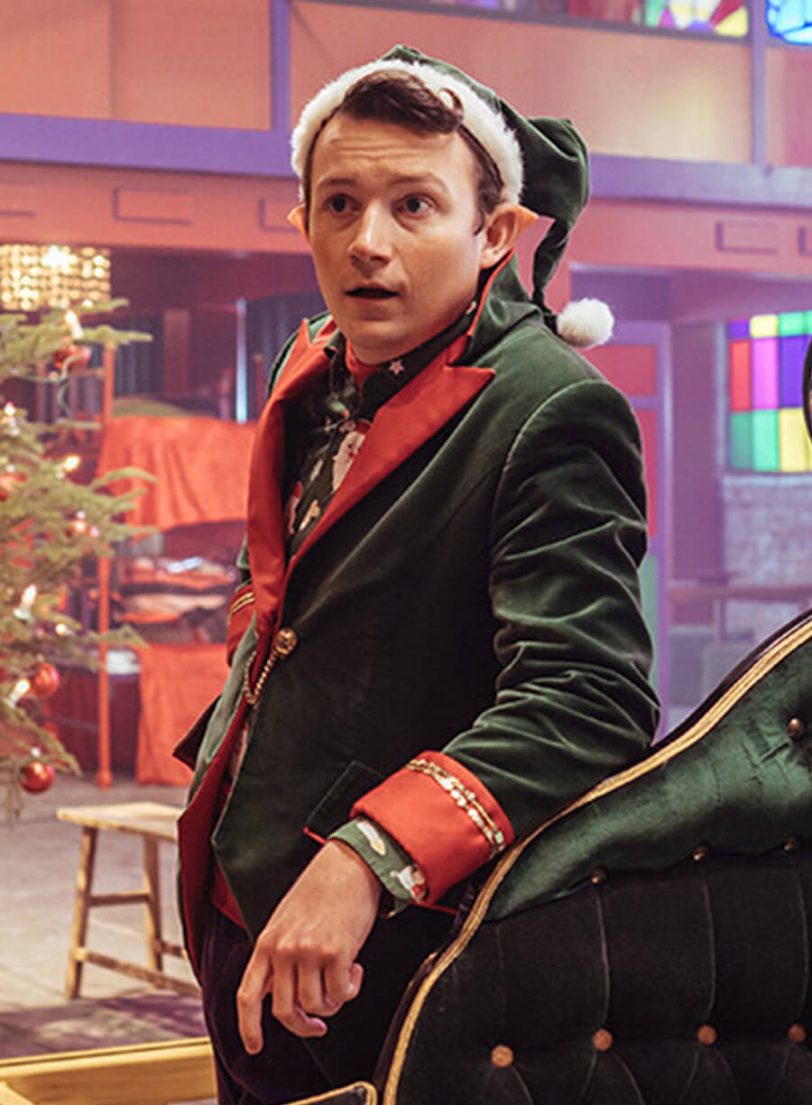 Albert Elf David and the Elves Green Blazer
