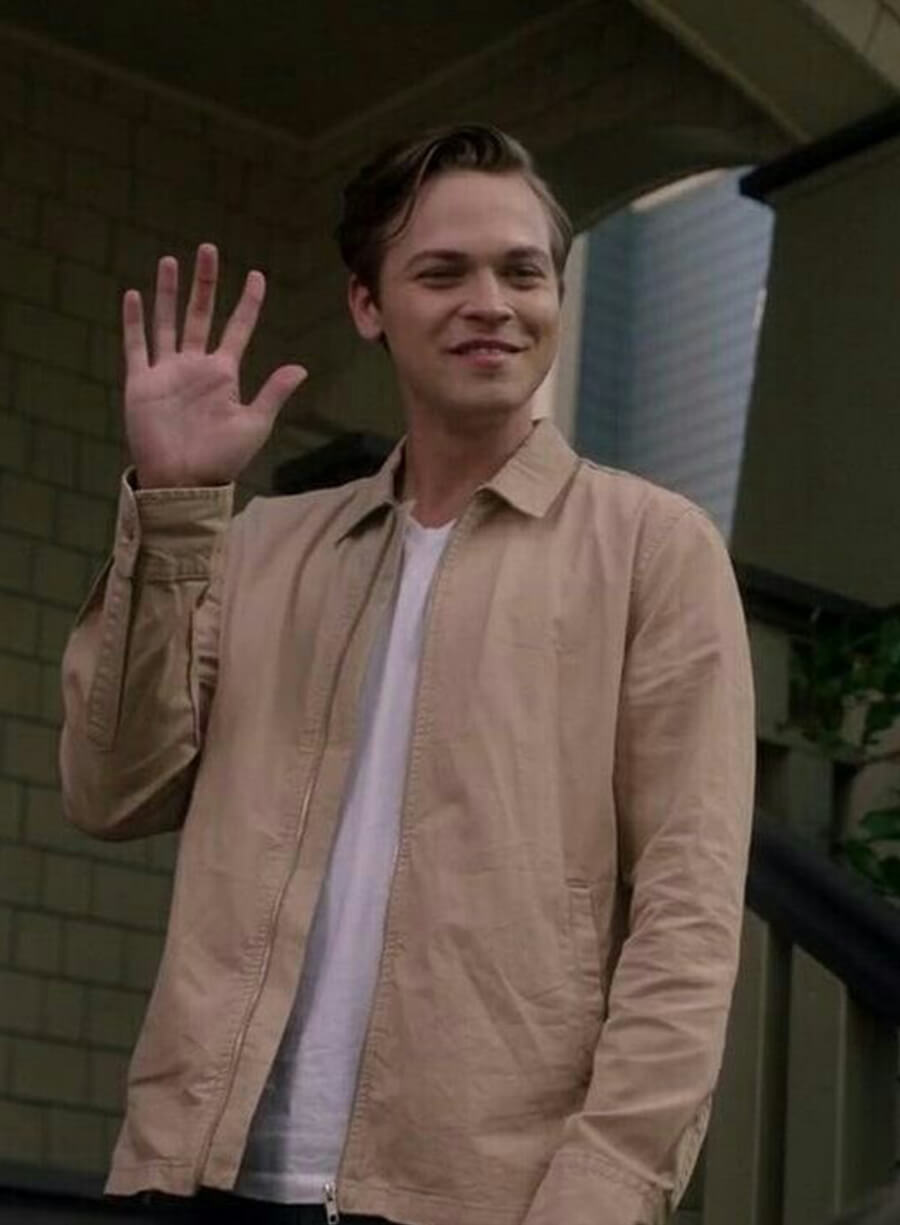 Alexander Calvert Supernatural Jack Beige Jacket