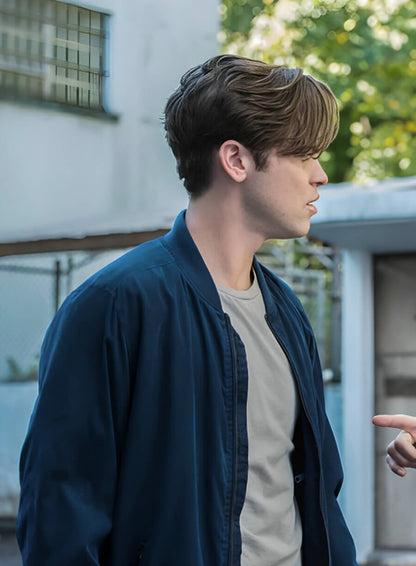  Alexander Calvert Supernatural Jack Blue Jacket