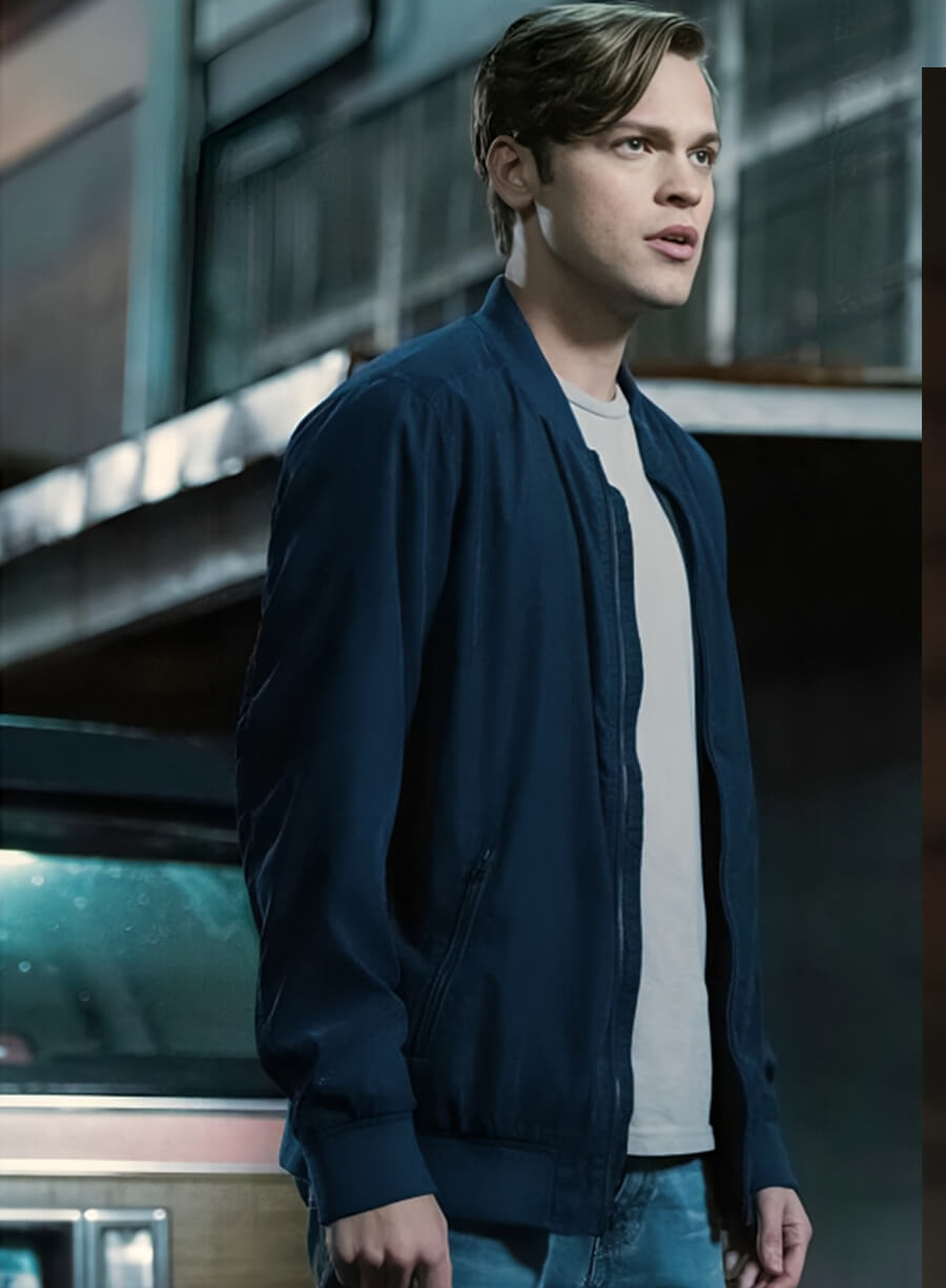 Alexander Calvert Supernatural Jack Blue Jacket