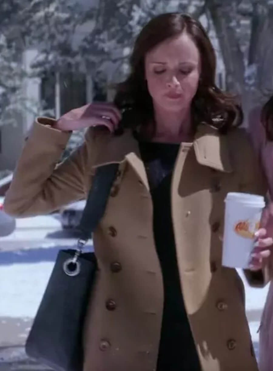  Alexis Bledel Gilmore Girls Brown Wool Coat