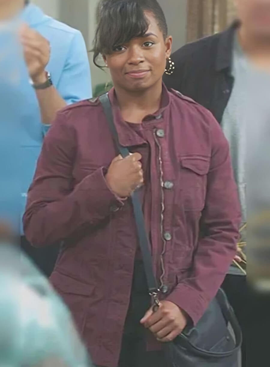 Alexis Floyd Grey’s Anatomy S21 Maroon Jacket 