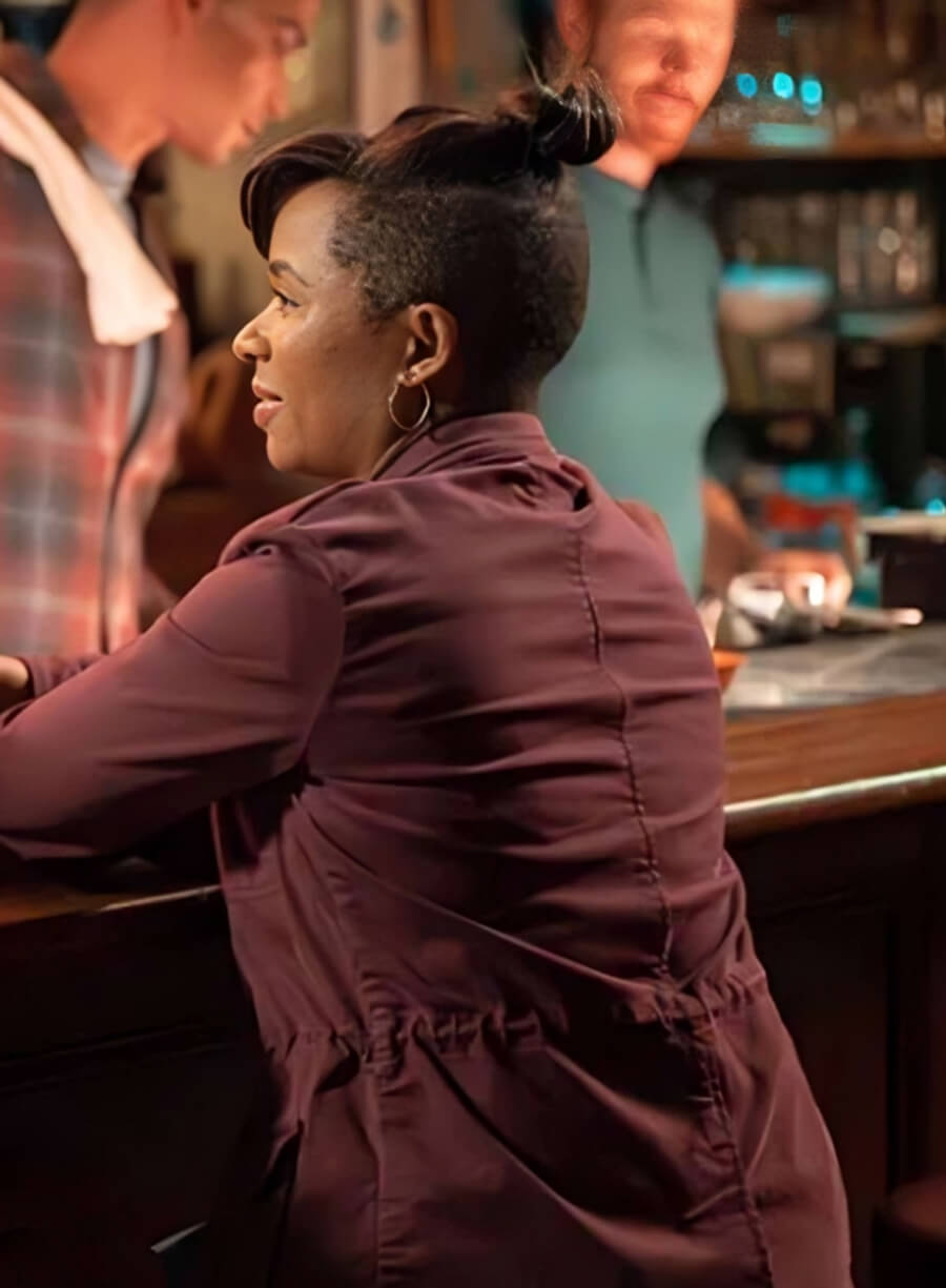 Alexis Floyd Grey’s Anatomy S21 Maroon Jacket 