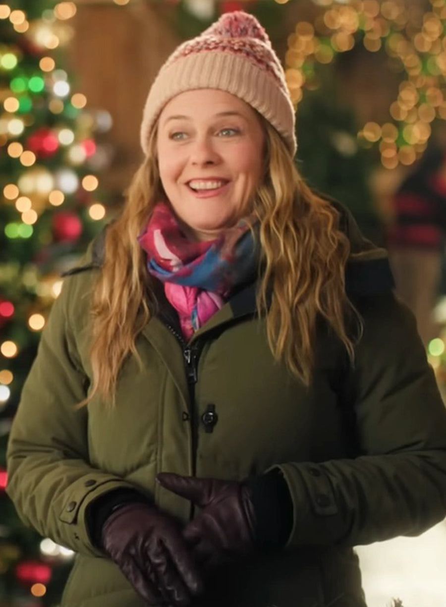 Alicia Silverstone A Merry Little Ex-Mas Green Jacket