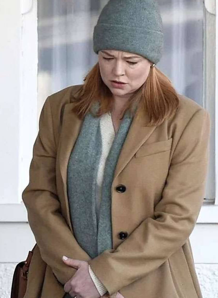All Her Fault 2025 Sarah Snook Wool Coat