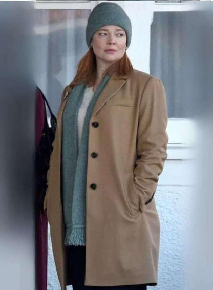 All Her Fault 2025 Sarah Snook Wool Coat