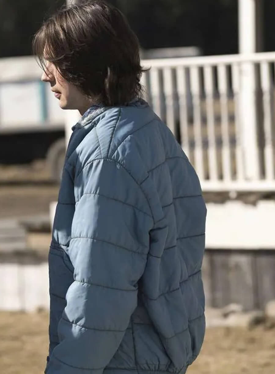 Allan Dobrescu Fargo Blue Quilted Jacket