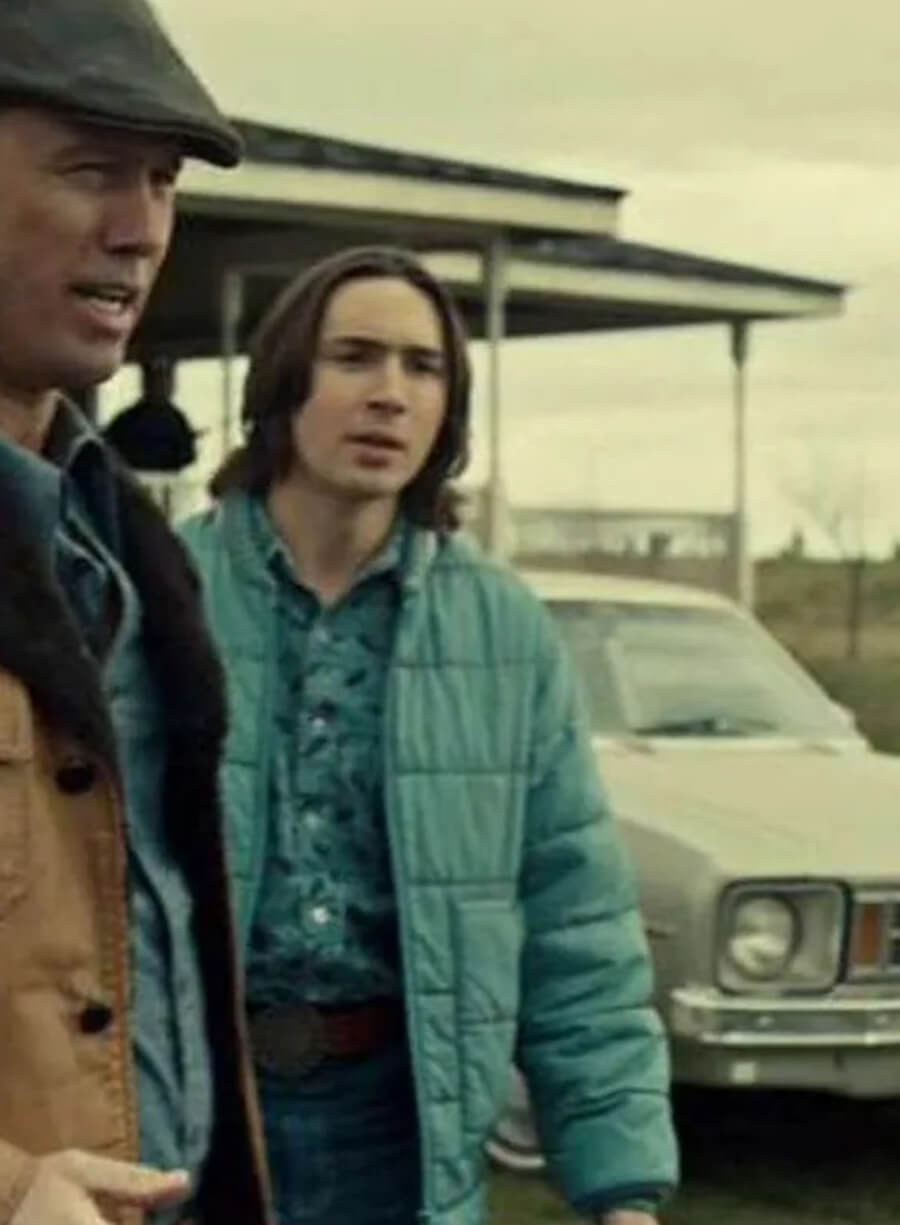 Allan Dobrescu Fargo Blue Quilted Jacket