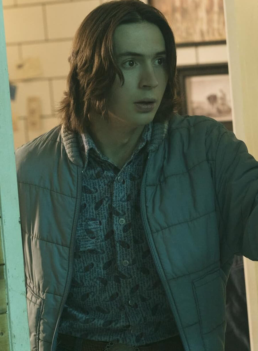 Allan Dobrescu Fargo Blue Quilted Jacket