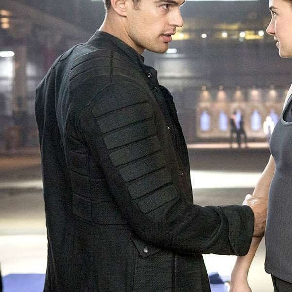 Allegiant Theo James Divergent Series Leather Jacket