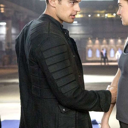 Allegiant Theo James Divergent Series Leather Jacket