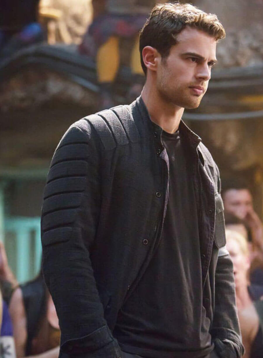 Allegiant Theo James Divergent Series Leather Jacket