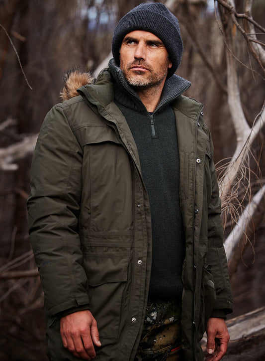 Alone Australia Michael Atkinson Brown Jacket