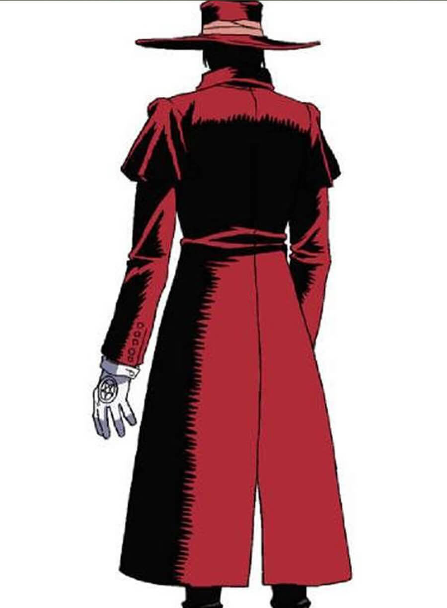 Alucard Hellsing Halloween Costume Red Coat