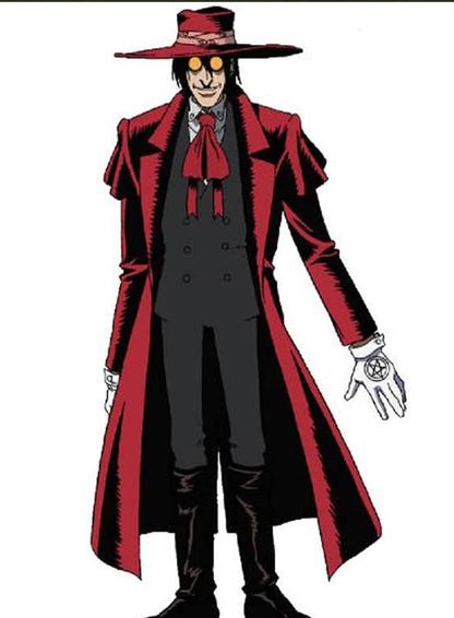 Alucard Hellsing Halloween Costume Red Coat