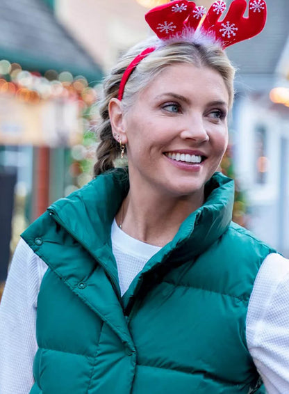 Amanda Kloots Fit for Christmas Puffer Vest