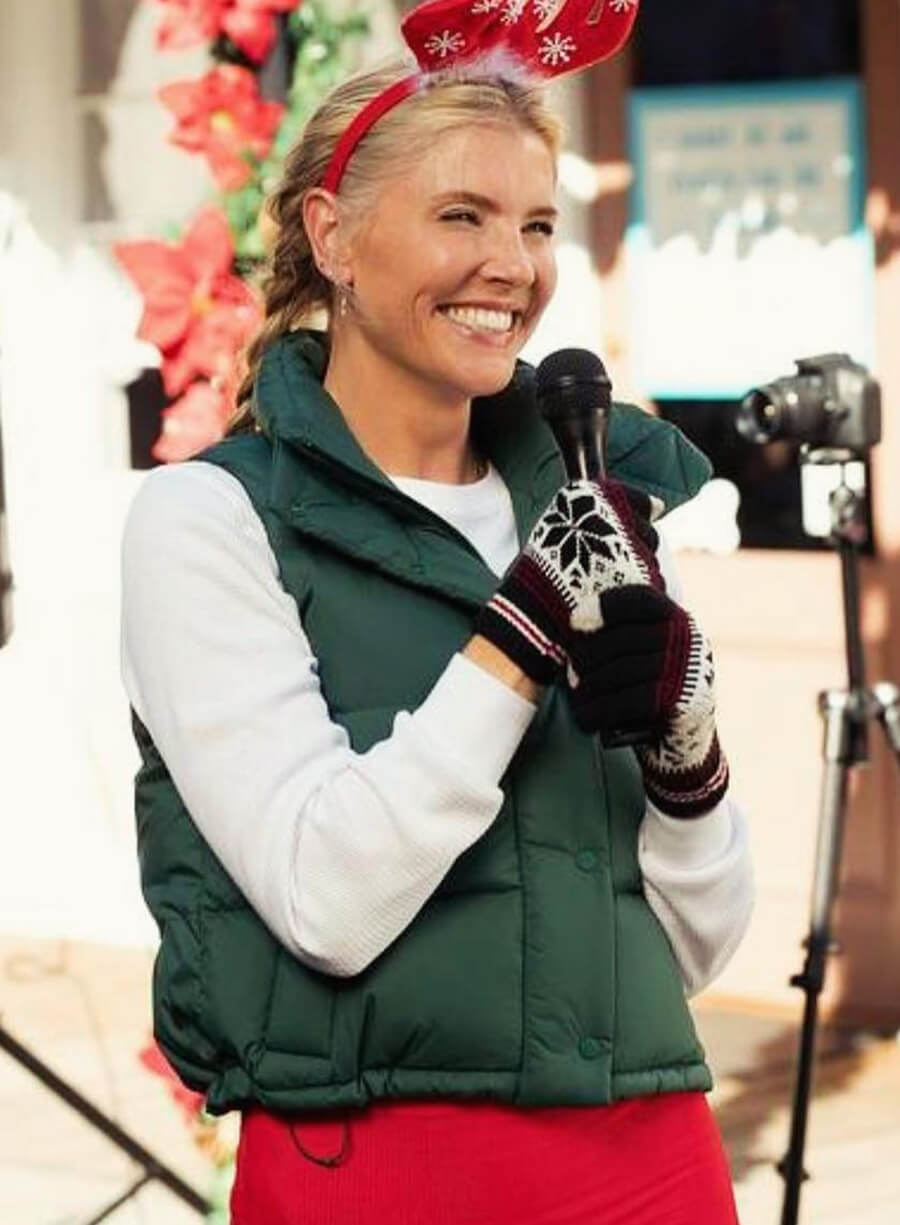 Amanda Kloots Fit for Christmas Puffer Vest