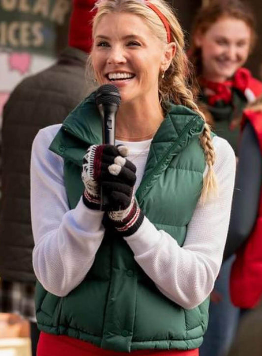 Amanda Kloots Fit for Christmas Puffer Vest