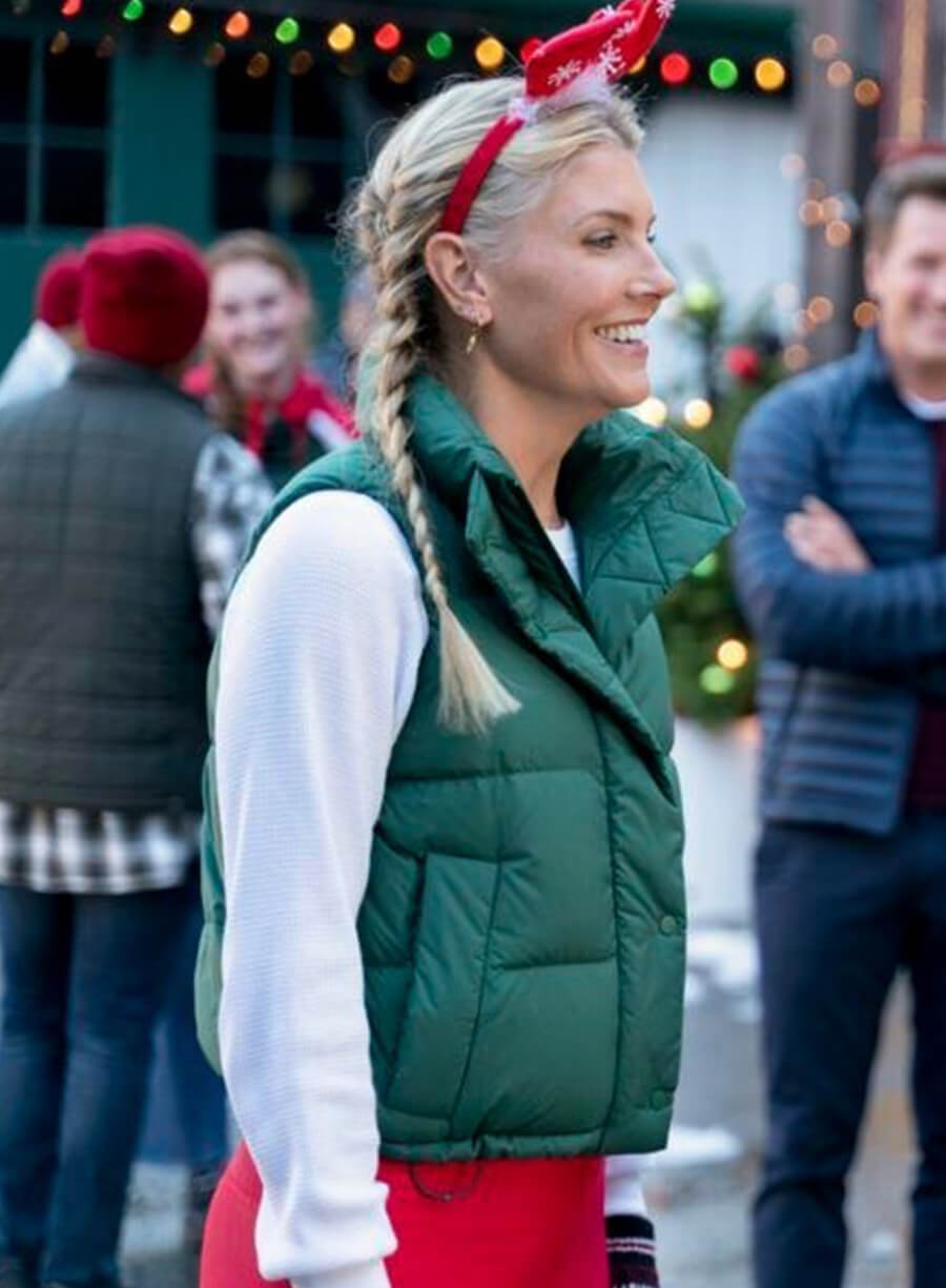 Amanda Kloots Fit for Christmas Puffer Vest