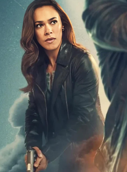 Amber Oliveras Countdown S01 Black Leather Jacket 