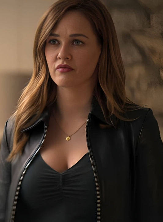 Ambyr Childerns You Tv Series Black Leather jacket