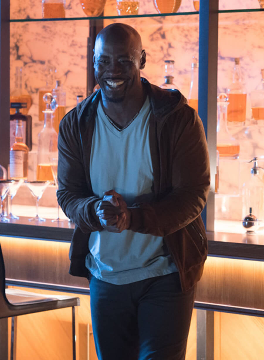 Amenadiel Lucifer S03 Brown Hooded Jacket