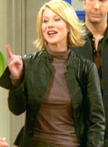 Amy Green Friends Black Leather Jacket