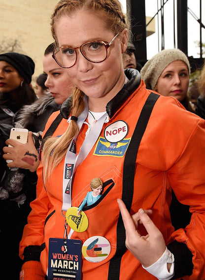 Amy Schumer Women's March Leather Jacket