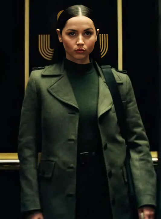 Ana de Armas Ballerina 2025 Coat