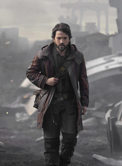 Andor Diego Luna Brown Leather Coat