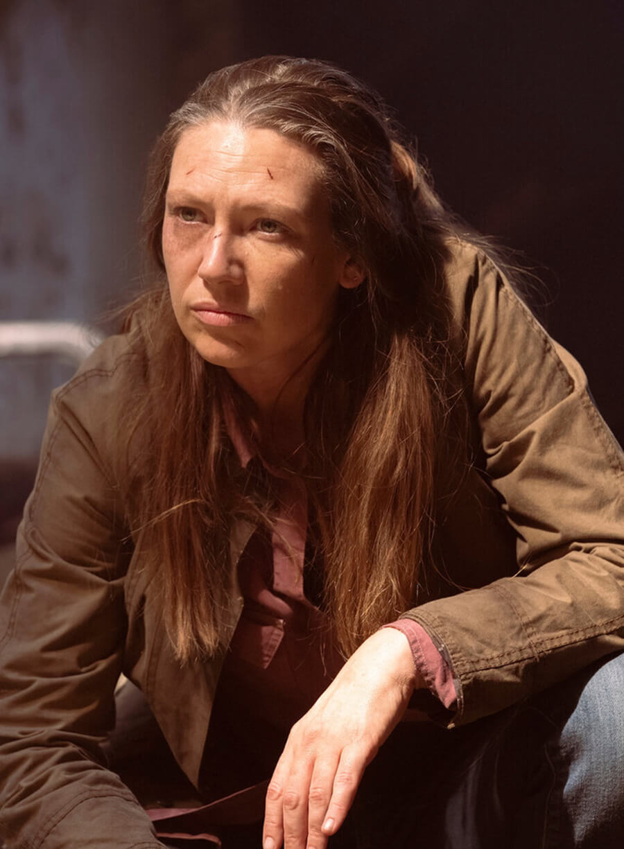 Anna Torv The Last of Us Brown Cotton Jacket