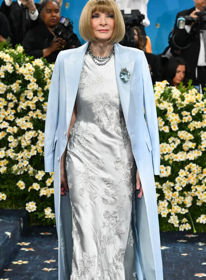 Anna Wintour Met Gala Red Carpet 2025 Coat