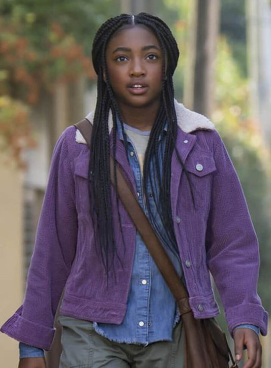 Annabeth Chase Percy Jackson and the Olympians Purple Corduroy Jacket