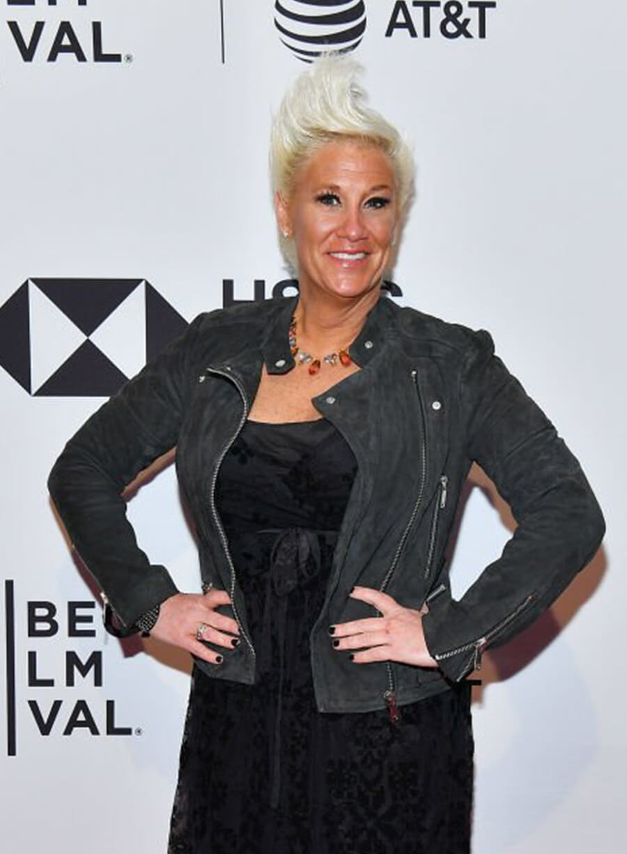 Anne Burrell Black Leather jacket