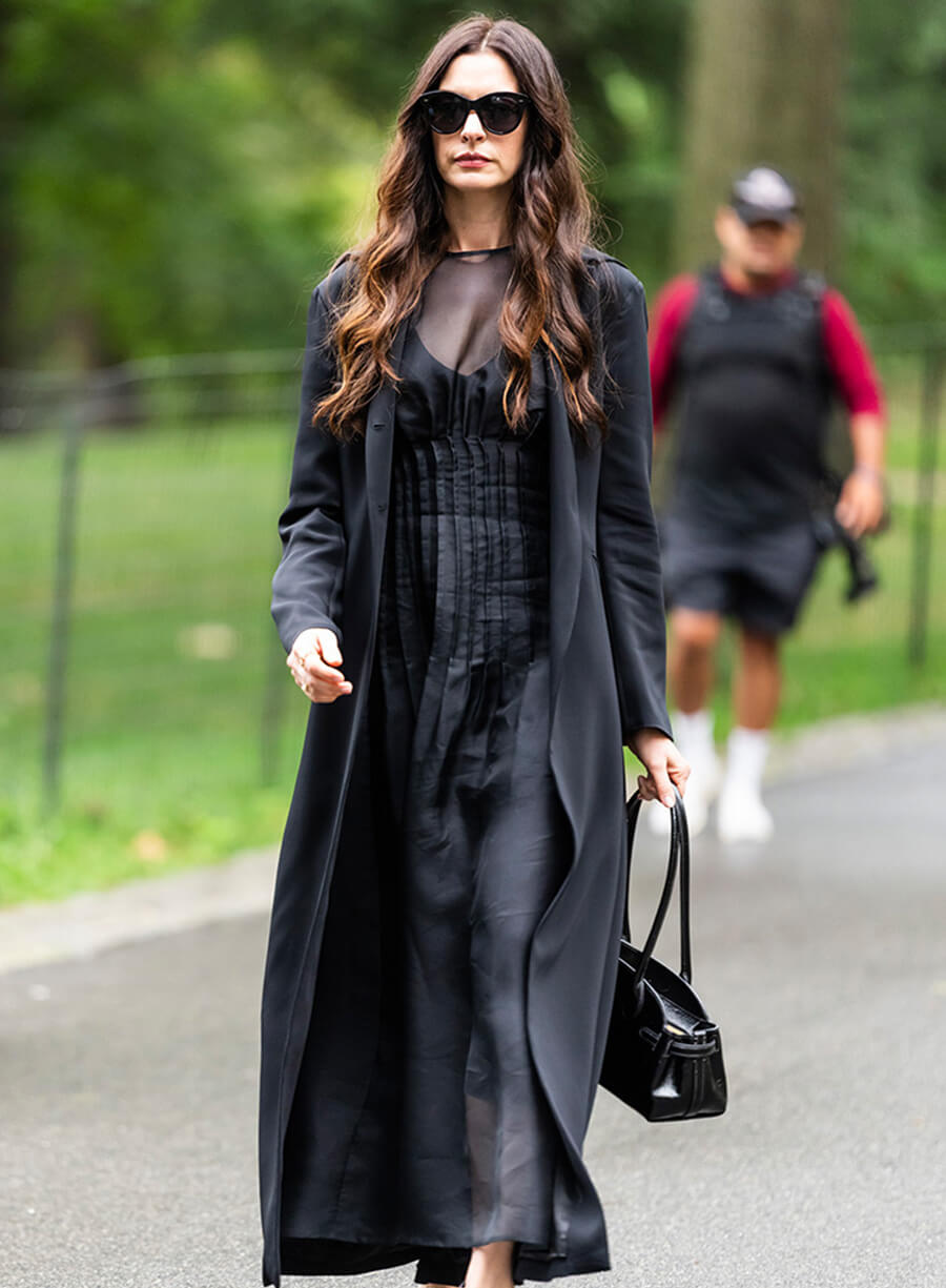 Anne Hathaway The Devil Wears Prada 2 Coat