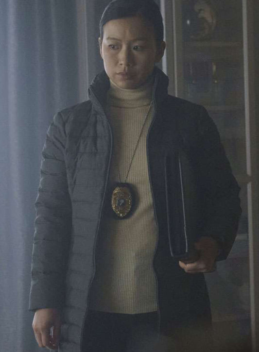 Annie Chang Peacemaker Grey Puffer Jacket