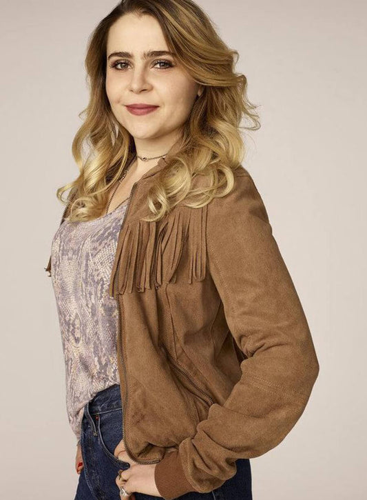Annie Marks Good Girls Suede Fringe Jacket