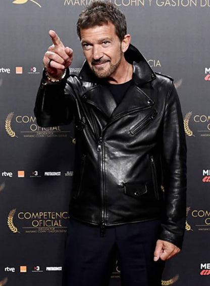 Antonio Banderas Leather Jacket