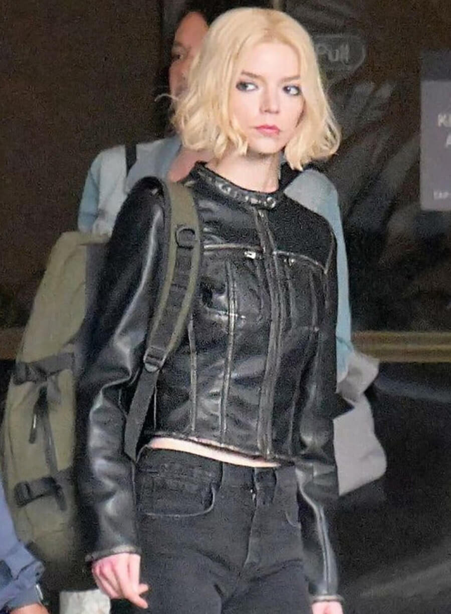 Anya Taylor-Joy Lucky S01 Black Leather Jacket
