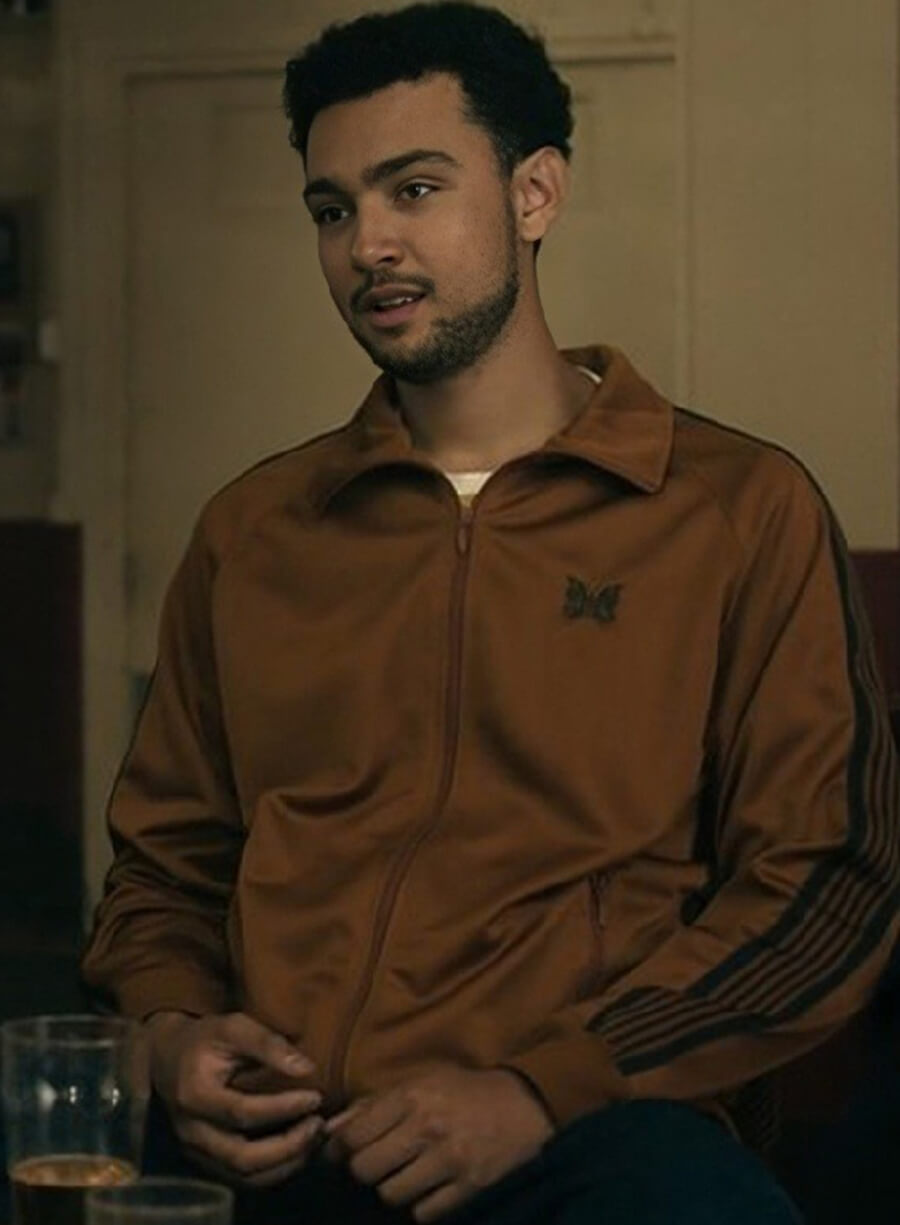 Archie Madekwe Steal S01 Brown Track Jacket